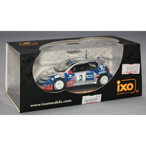 ixo 1/43 PEUGEOT 206 WRC PORTUGAL CHAMPION 2001
