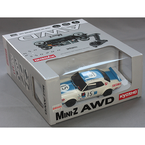 京商 ミニッツAWD 日産 スカイライン 2000GT-R (KPGC10) レーシング 1972 #15