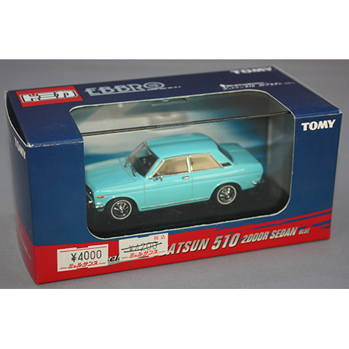 TOMY DATSUN 510 2000R SEDAN BLUE