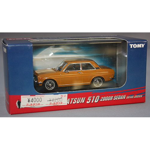 TOMY DATSUN 510 2000R SEDAN SAFARI BROWN