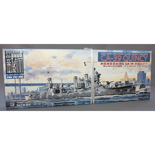 ピットロード　1/700 米国海軍重巡洋艦 CA-39 クインシー　エッチングパーツ付き