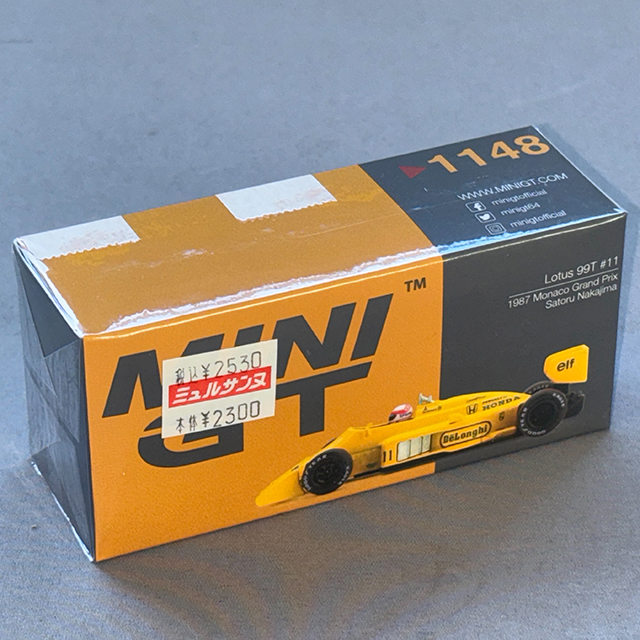 TSM 1/64 ロータス 99T モナコグランプリ 1987 #11 中嶋悟