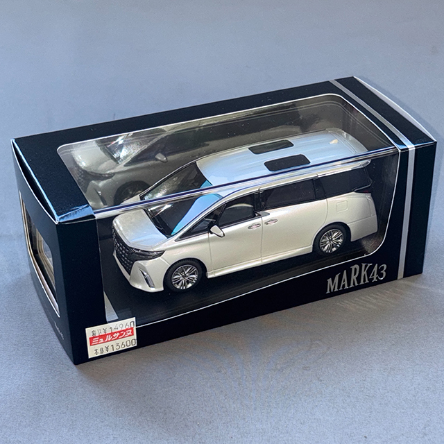 ポストホビー 1/43 トヨタ ALPHARD Z プラチナホワイトパールマイカ