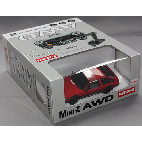 京商 ミニッツAWD トヨタ カローラレビン AE86 レッド/ブラック