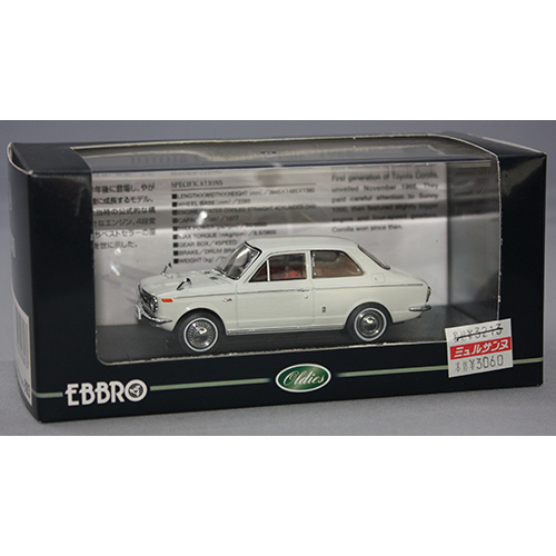 EBBRO 1/43 TOYOTA COROLLA 1100 1966