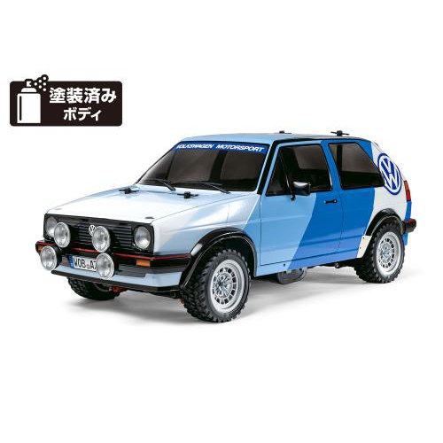 タミヤ 1/10RC フォルクスワーゲン ゴルフII GTI 16V ラリー (MF-01Xシャーシ)
