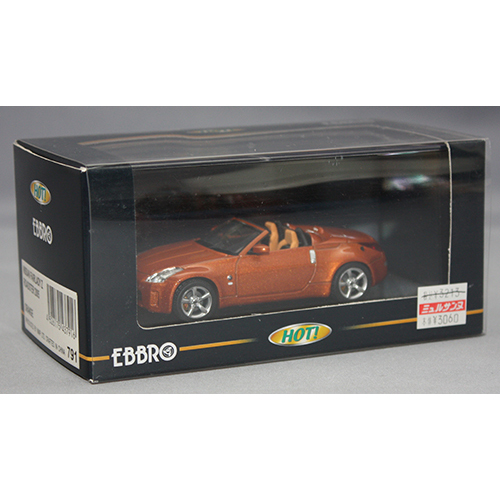 EBBRO 1/43 NISSAN FAIRLADY Z ROADSTER 2005 ORANGE