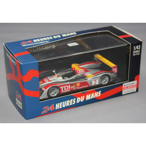MINICHAMPS 1/43 Audi R10 TDI Le Mans 2008 Winners