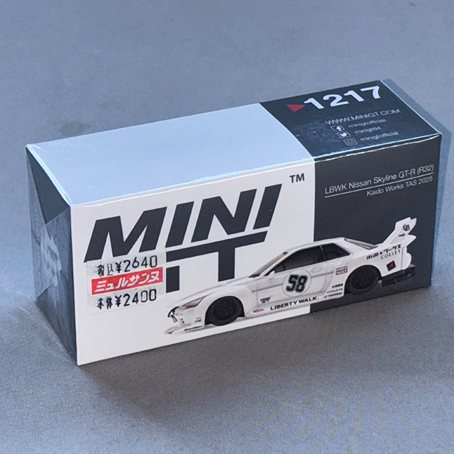 TSM 1/64 LBWK Nissan スカイライン GT-R32 Kaido Works 東京オートサロン 2025