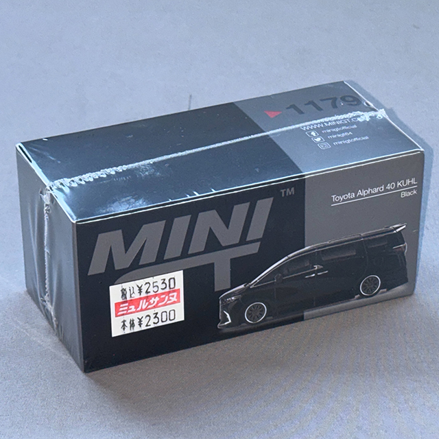 TSM 1/64 Toyota アルファード 40 KUHL ブラック