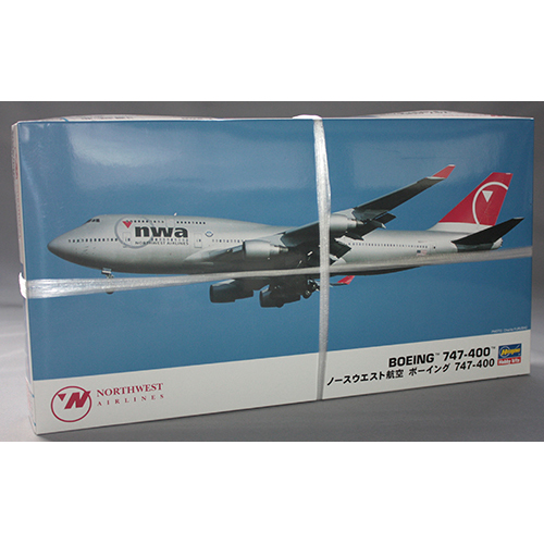 ハセガワ 1/200 ノースウェスト航空 ボーイング 747-400