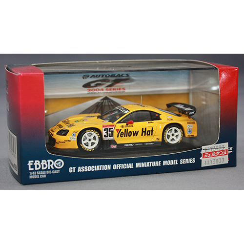 EBBRO 1/43 JGTC 2004 YELLOW HAT SUPRA