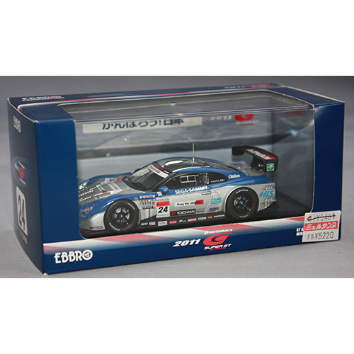 EBBRO 1/43 SUPER GT500 ADVAN KONDO GT-R Rd.2　Fuji