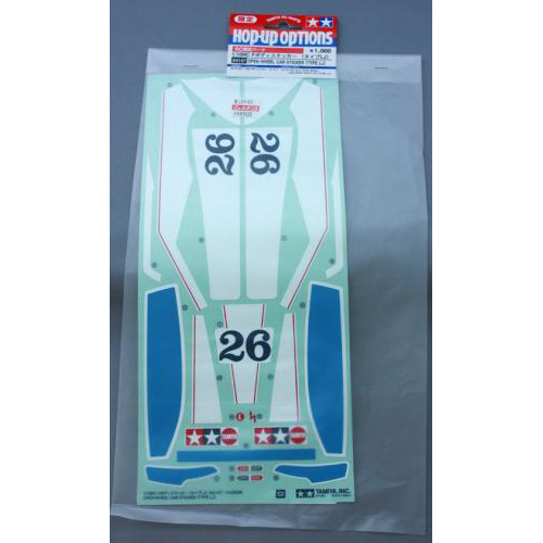 タミヤ 1/10RC　Fボディステッカー(タイプLJ)