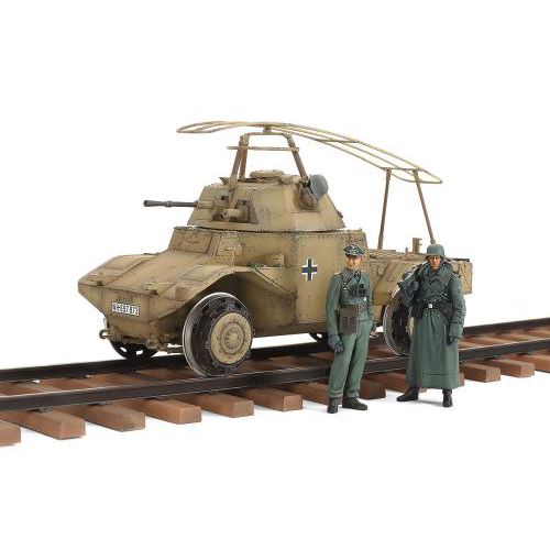タミヤ ミリタリーコレクション No.13  1/35 ドイツ鉄道装甲車 P204(f)
