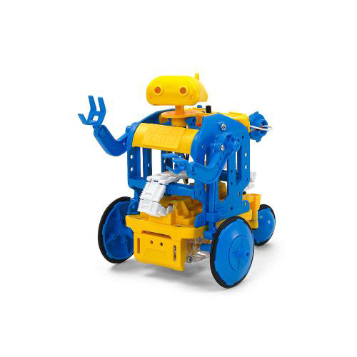 タミヤ チェーンプログラムロボット工作セット(ブルー/イエロー)
