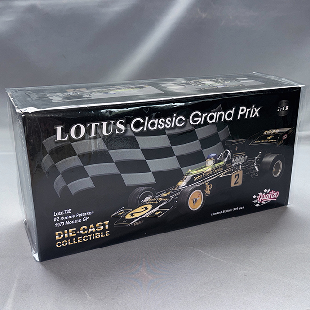 Quartzo 18293 1/18 ロータス 72E 1973年 モナコGP #2 ロニー・ピーターソン