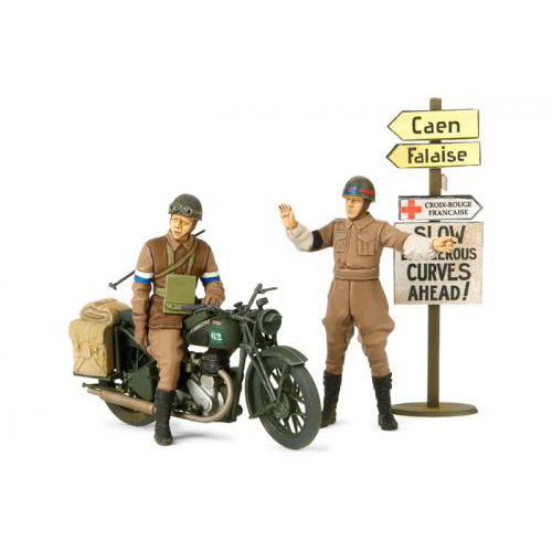 タミヤ 1/35 イギリス軍用オートバイ BSA M20 MPセット