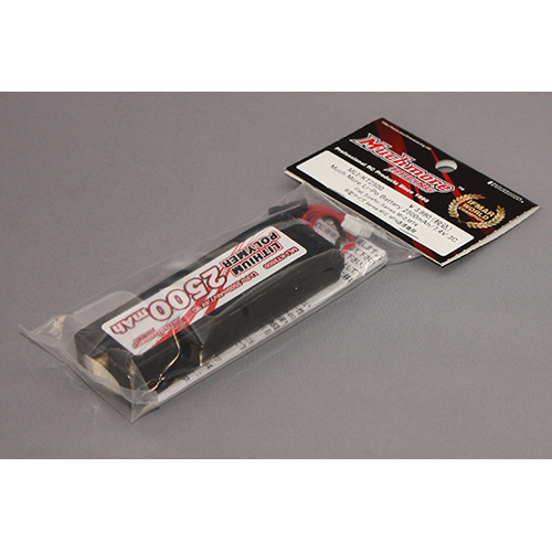 マッチモア　MLI-KT2500 Li-Poバッテリー2500mAh/7.4V 3C 平型サイズ Sanwa M12, MT4送信機用