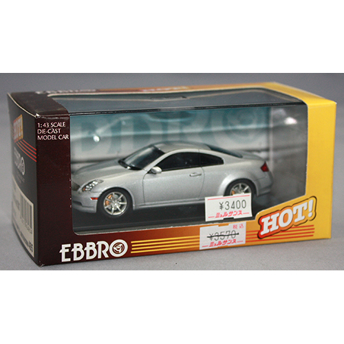 EBBRO 1/43 NISSAN Skyline Coupe 350GT SILVER M.