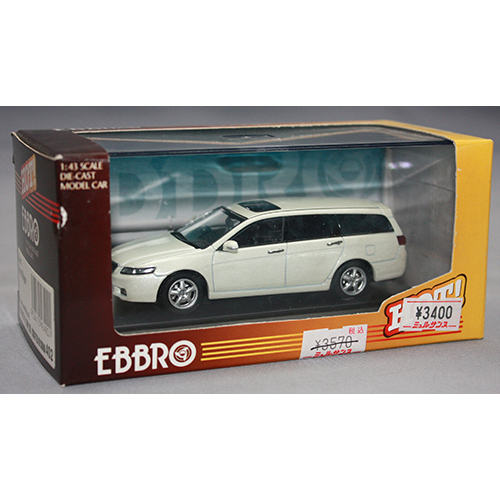 EBBRO 1/43 Honda Accord Wagon Premium White P.