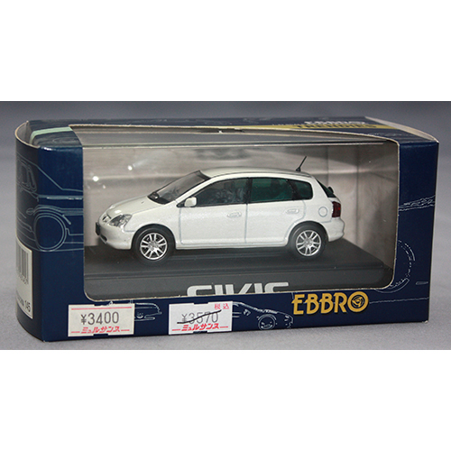EBBRO 1/43 Honda CIVIC PEARL WHITE