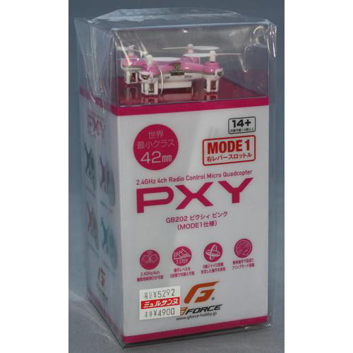 GFORCE 2.4GHz 4ch Quadcopter   PXY(ピクシィ)　GB202 ピンク (MODE 1)