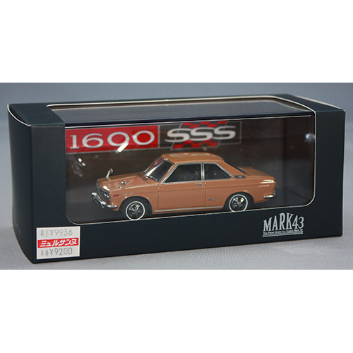 Mark43 1/43 DATSUN BLUEBIRD 1600SS(KP510) Safari Brown