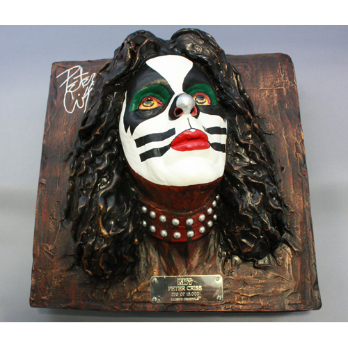 kiss 壁掛けレリーフ　ピーター・クリス(PETER CRISS)