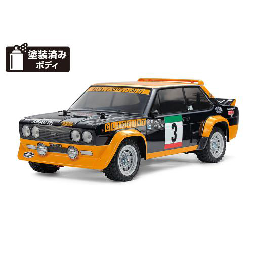 タミヤ 1/10RC フィアット131 アバルト ラリー OLIO FIAT (MF-01Xシャーシ)