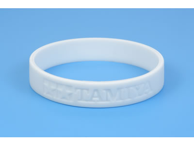 タミヤシリコンブレスレット(ホワイト)