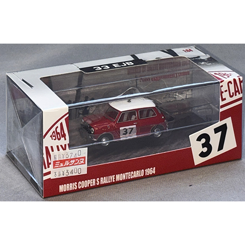 Gaincorp Products 1/64 Mini Cooper - (RHD) - 1964 Championship Car #37 レッド