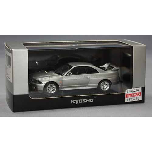 京商 1/43 NISSAN SKYLINE GT-R(BCNR33) 1997 (Sonic Silver)