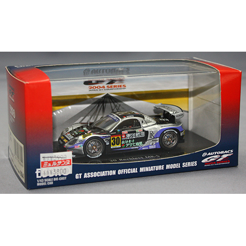 EBBRO 1/43 JGTC 2004 RECKLESS MR-S SILVER/BLACK