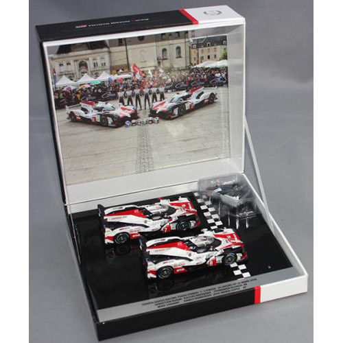 SPARK 1/43 トヨタ ガズーレーシング TS050 ハイブリッド #8 & #7 2018 ル・マン 1-2フィニッシュ