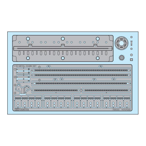 タミヤ 1/12 Honda RC166 メタルチェーンセット