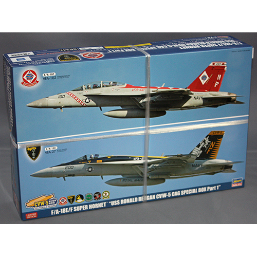 ハセガワ F/A-18E/F スーパーホーネット USS ロナルド レーガン CVW-5 CAG スペシャルパック Part 1