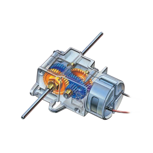 タミヤ エコモーターギヤボックス(3速タイプ)