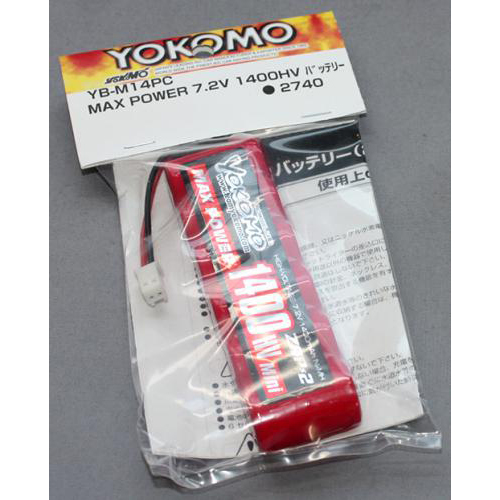 YOKOMO YB-M14PC MAX POWER 1400HV ミニサイズRC用バッテリー