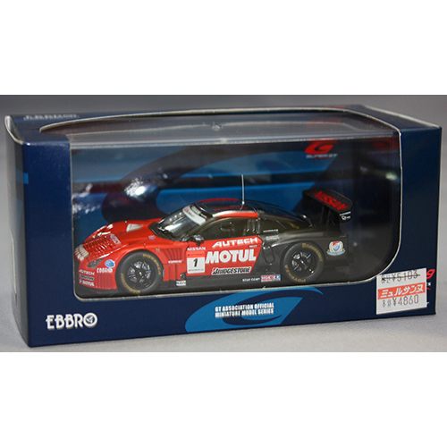 EBBRO 1/43 SUPER GT500 MOTUL AUTECH GT-R Okayama test