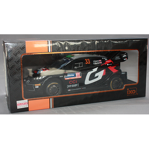 ixo 1/18 トヨタ GR ヤリス Rally1 2024年 ラリー・スウェーデン #33 E.Evans/S.Martin
