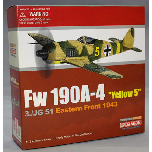 ドラゴン 1/72 フォッケウルフ Fw190A-4 3./JG.51 オレル1943
