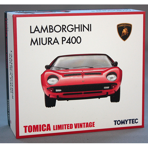 トミーテック 1/64 TLV ランボルギーニ ミウラ P400 (朱)